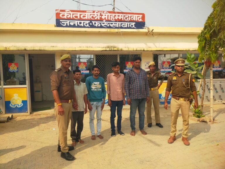 एक लाख 40 हजार के नकली नोटों के साथ चार शातिर गिरफ्तार