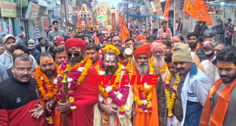 वंदे मातरम यात्रा में जय श्री राम व भारत माता के जयकारों से गूंजा शहर