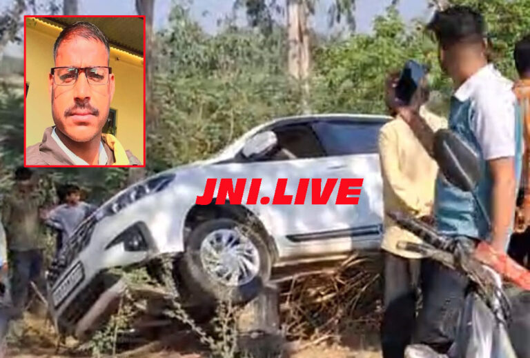 कार से भिड़त में बाइक सबार की मौत, साथी घायल