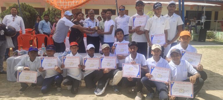 क्रिकेट कैंप ‘फ्यूचर स्टार’ की शानदार जीत