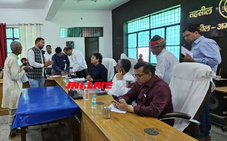 तहसील दिवस में 36 शिकायतों में 7 का निस्तारण