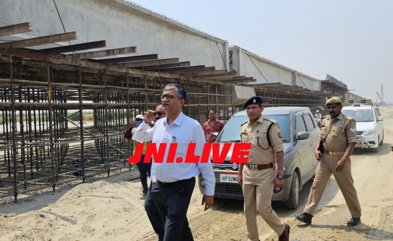मड़ैया घाट गंगा पुल का 76 प्रतिशत कार्य पूर्ण