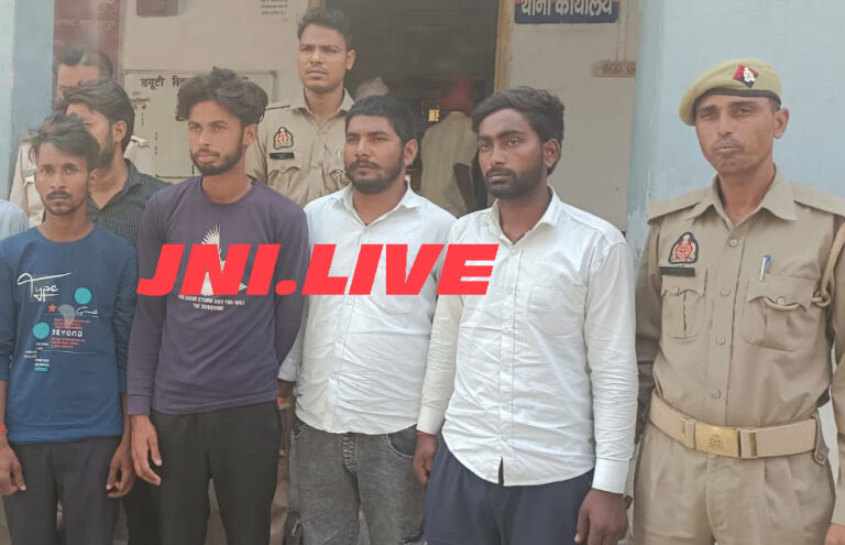 आढ़ती के पुत्र व पुत्रबधू से मारपीट में 5 का चालान