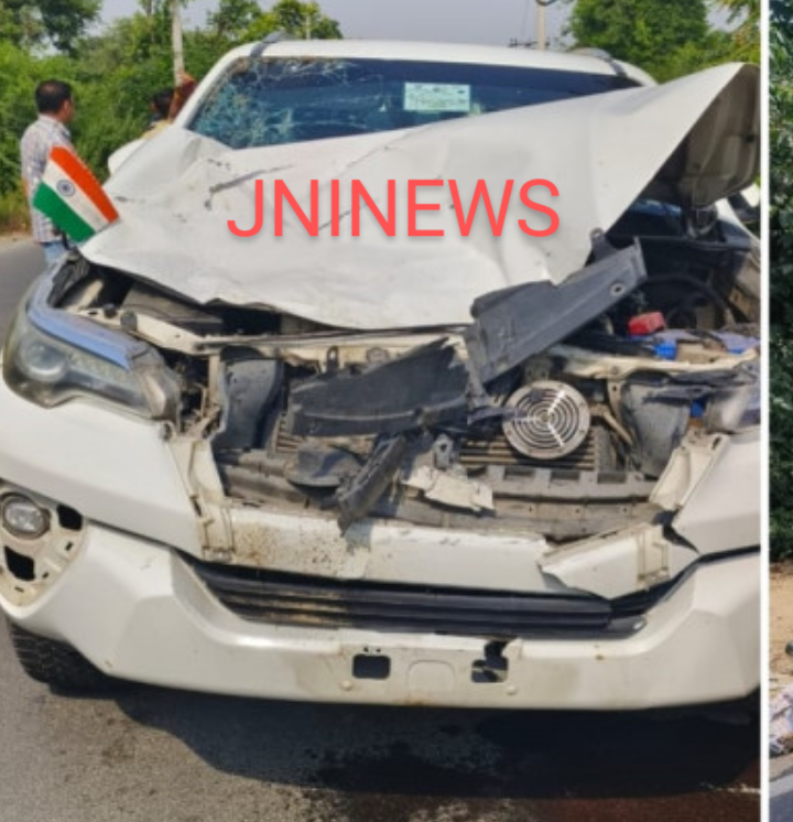 सड़क हादसे में बाल-बाल बचीं राज्यमंत्री रजनी तिवारी