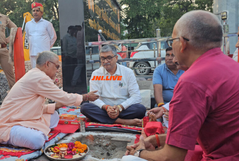 महाराणा प्रताप की मूर्ति स्थापना को हुआ भूमि पूजन