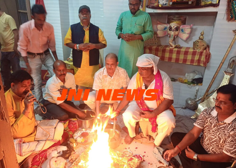 श्रीराम लीला मंडल ने किया भूमि पूजन