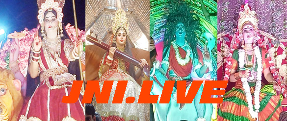 श्रीराम बरात में सड़क पर भीड़, झांकियों नें मनमोहा