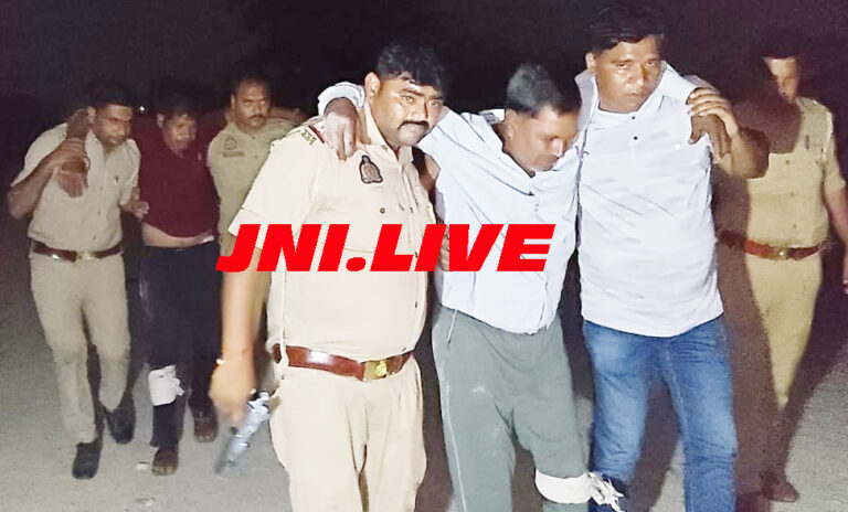 टैम्पो चालक के हत्यारोपियों के पुलिस मुठभेड़ में पैर में लगी गोली, तीन गिरफ्तार