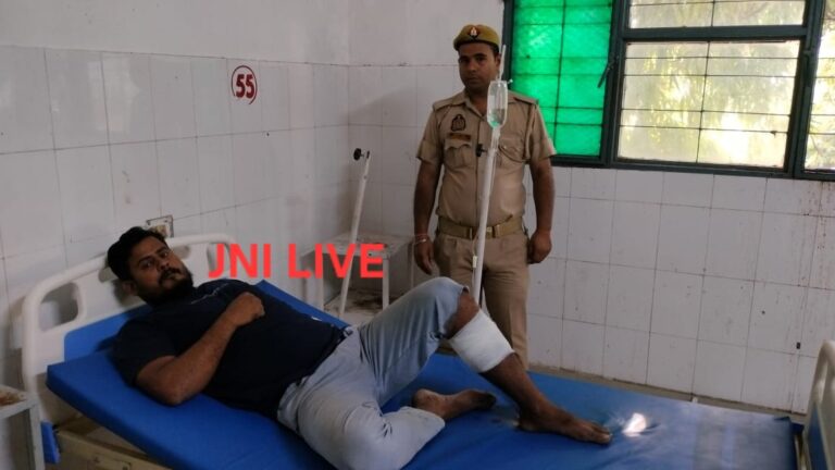 फायरिंग के मुख्य आरोपी का हाफ एनकाउंटर, पैर में लगी गोली, तीन गिरफ्तार