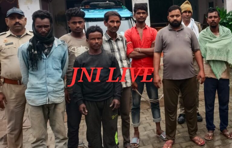 गोदाम में हड्डीयां मिलने के मामले में 7 का शांति भंग में चालान