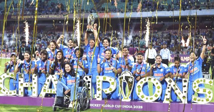 भारत की बेटियां बनीं विश्व चैंपियन,पहली बार वर्ल्‍ड कप जीतकर दुनिया में लहराया तिरंगा