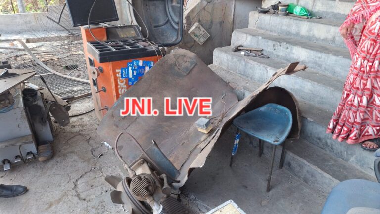 हवा टैंक फटने से युवक गंभीर रूप से घायल