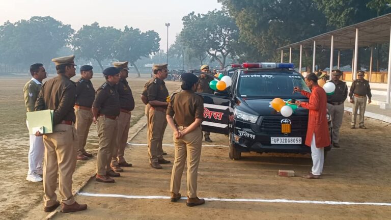 जनपद पुलिस को मिली 7 डायल 112 की नई गाड़ियों की सौगात