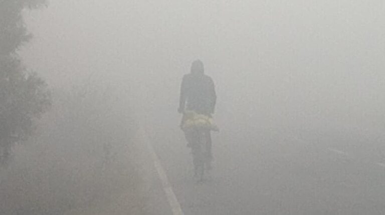 अमृतपुर तहसील क्षेत्र में घना कोहरा, सर्दी से जनजीवन प्रभावित