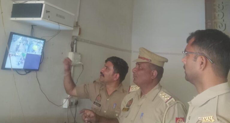 सुरक्षा व्यवस्था मजबूत करने हेतु लगाए गए सीसीटीवी कैमरे