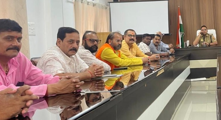 व्यापारी प्रकोष्ठ की मासिक बैठक में जाम व ई-रिक्शा व्यवस्था पर हुई चर्चा