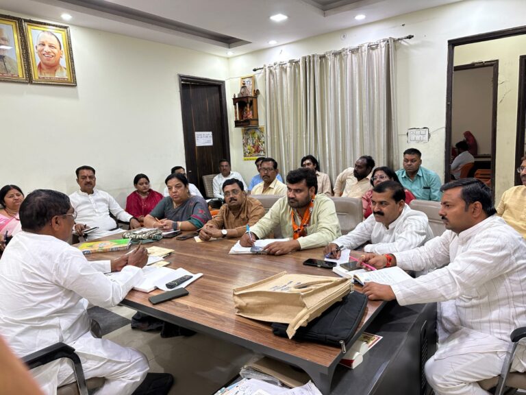 बीजेपी नें अंबेडकर जयंती व नारी वंदन अधिनियम को लेकर बनी रणनीति