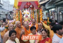 श्रद्धा व उल्लास के साथ निकली भगवान जगन्नाथ की रथयात्रा