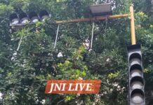 6 दिन से बंद ट्रैफिक सिग्नल, चौराहों पर गर्मी में यातायात संभाल रहे पुलिसकर्मी