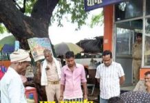 खबर का असर:चौकी रोडवेज के सामने नाले पर पटिया डालने का कार्य शुरू