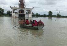 गंगा का जलस्तर खतरे के निशान से केबल 5 सेमी. दूर