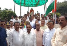 बीजेपी नें तिरंगा यात्रा निकाल दिया राष्ट्र भक्ति का संदेश