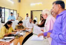 तहसील दिवस में 102 शिकायतें 4 कों मिला समाधान