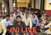 लेखपालों ने किया कलम बंद हड़ताल व धरना, एंटी करप्शन की ट्रैप कार्रवाई पर उठाए सवाल