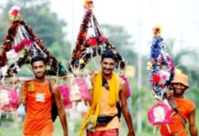 सावन के दूसरे सोमवार को गूंजा हर-हर महादेव, कांवड़ियों ने लगाए भोले के जयकारे