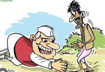 बाढ़ में बहती सियासत: सरकारी राहत सामग्री के सहारे चेहरा चमकाने में जुटे नेता जी!
