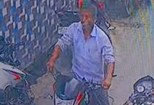 कादरी गेट क्षेत्र में बाइक चोरों के हौसले बुलंद, सीसीटीवी में कैद हुई वारदात