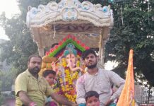 गणेश विसर्जन यात्रा में उमड़ा आस्था का सैलाब, जाम से जूझता रहा शहर