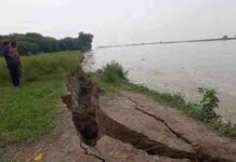 रामगंगा नदी खतरे के निशान से 35 सेंटीमीटर ऊपर, बढ़ी चिंता