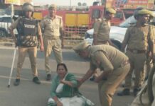 फर्जी मतदान के आरोपों पर हाई-वे पर बैठीं सपा पूर्व विधायक